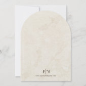 Invitation Frappé par la flèche de Cupid (Dos)