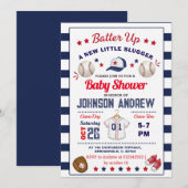 Invitation Frappeur de la Fête de Naissance de Bas (Devant / Derrière)