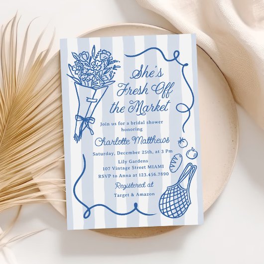 Invitation Frawn frais hors Fête des mariées du marché