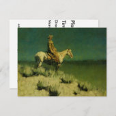 Invitation Frederic Remington's The Night Herder (vers 1908) (Devant / Derrière)