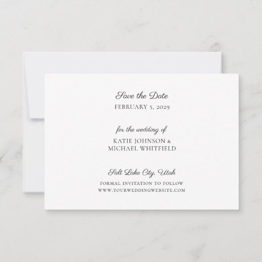 Invitation Free Drinks Photo Funny Enregistrer la date Annonc (Dos)