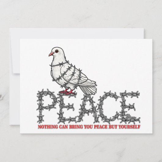 Invitation Freedom and peace (Devant)