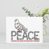 Invitation Freedom and peace (Debout devant)