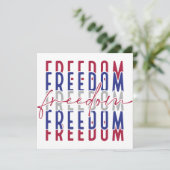 Invitation Freedom Kamala Harris (Debout devant)