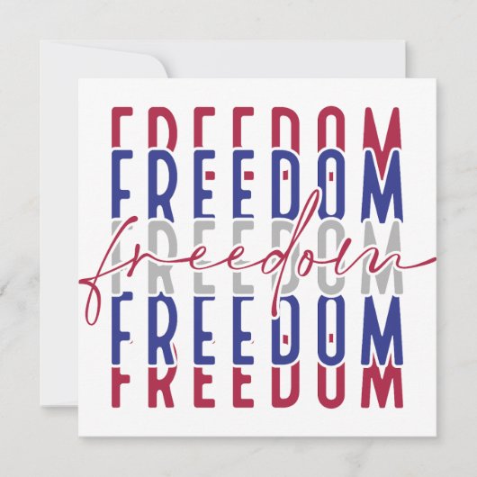 Invitation Freedom Kamala Harris (Devant)