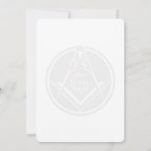 Invitation Freemason - Joyau Masonique Purple & Or (Dos)