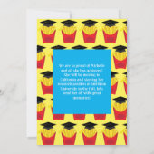 Invitation French Fries Graduation Party Fast Food (Dos)