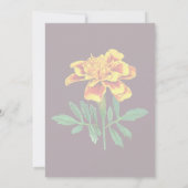 Invitation French Marigold (Dos)