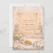 Invitation French Paris Bridal Shower (Devant)