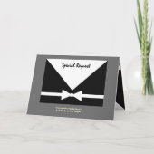 Invitation FRÈRE - Demande spéciale - Sois mon témoin (Dos)