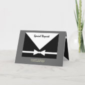 Invitation FRÈRE - Demande spéciale - Sois mon témoin (Dos)