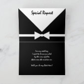 Invitation FRÈRE - Demande spéciale - Sois mon témoin (Intérieur)