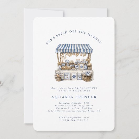 Invitation Fresh off Market - Marée côtière (Devant)