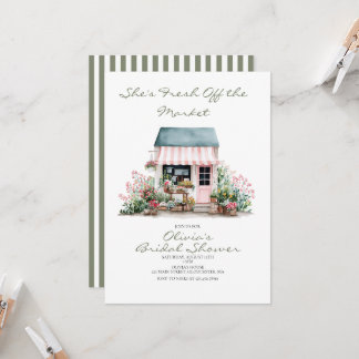 Invitation Fresh off the Market Bridal Shower