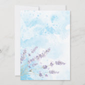 Invitation Fresh Off the Market Bridal Shower Lavender Blue (Dos)