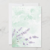 Invitation Fresh Off the Market Bridal Shower Lavender Green (Dos)