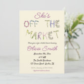 Invitation Fresh off the Market - Fête des mariées (Debout devant)