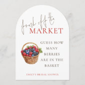 Invitation Fresh off the Market Guess Game Fête des mariées A (Devant)