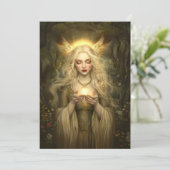 Invitation Freyja’s Relationship Guidance Prayer Altar Card (Debout devant)