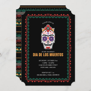 Invitation Frida Kahlo Dia De Los Muertos