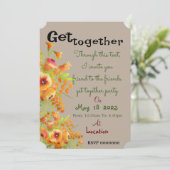 Invitation Friends get together (Debout devant)