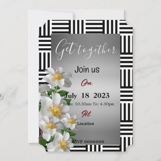 Invitation Friends get together (Devant)