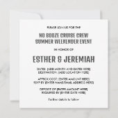 Invitation Friends NO BOOZE CREW Destination Group (Dos)