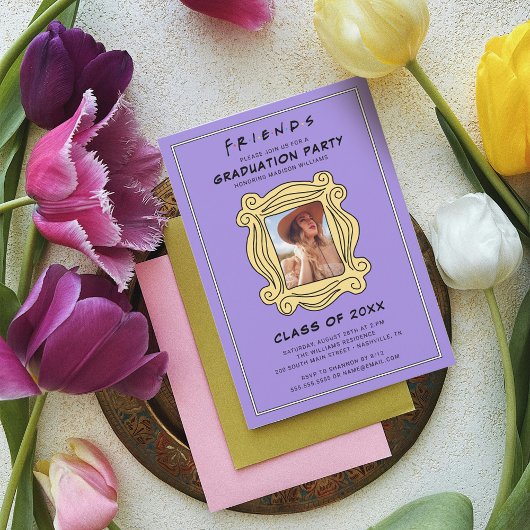 Invitation FRIENDS™ The One With Graduation Party - Photo