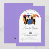 Invitation Friends TV Show Theme Personnalisable Anniversaire (Devant / Derrière)