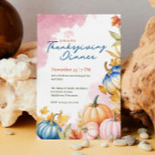 Invitation Friendsgiving à l'aquarelle Moderne de