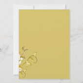 Invitation Friendsgiving Aquarelle Feuillage Rustique (Dos)