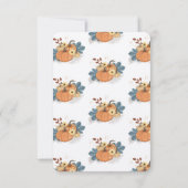 Invitation Friendsgiving camion citrouille (Dos)