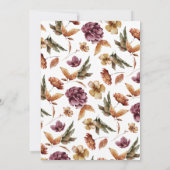 Invitation Friendsgiving de citrouille (Dos)