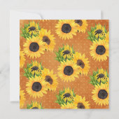 Invitation Friendsgiving Dîner Potluck Sunflower Pumkin (Dos)