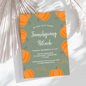 Invitation Friendsgiving Potluck