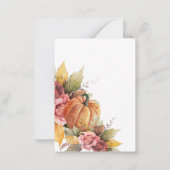 Invitation Friendsgiving Pumpkin Rendons Grâce (Dos)