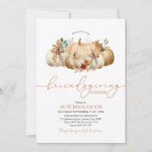 Invitation Friendsgiving Thanksgiving Dinner Pumpkin Bows (Devant)