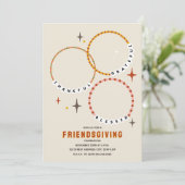 Invitation Friendsgiving Thanksgiving Friendsgiving (Debout devant)