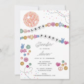 Invitation Friendship Bracelet fille bijoux fête d'anniversai (Devant)