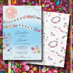 Invitation Friendship Bracelet fille bijoux fête d'anniversai