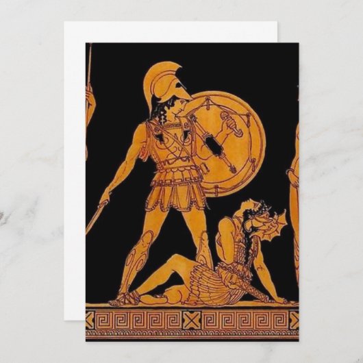 Invitation Frieze - Greece (Devant / Derrière)