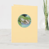 INVITATION FROG ON LILY PAD-"HOP ON OVER" (PHOTOG.) (Dos)