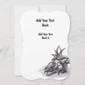 Invitation Froggy, Ajouter Votre Texte (Dos)