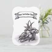 Invitation Froggy, Ajouter Votre Texte (Debout devant)