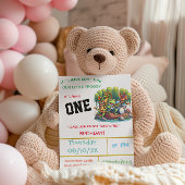 Invitation Froggy Thème Premier anniversaire