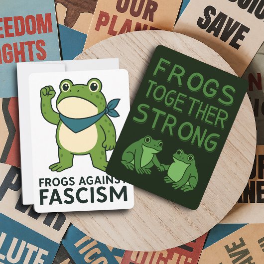 Invitation Frogs Against Fascism Portland Frog Protest