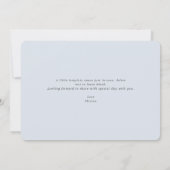 Invitation Froid à l'extérieur du Baby shower d'hiver garçon (Dos)