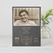 Invitation Froid un pour le vieil (Debout devant)