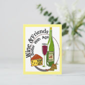 Invitation Fromage et amis du vin âgés de moins de 10 ans (Debout devant)