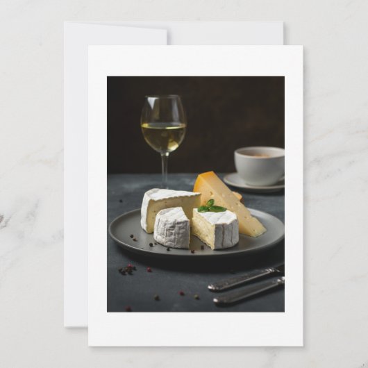 Invitation fromage et vin (Devant)